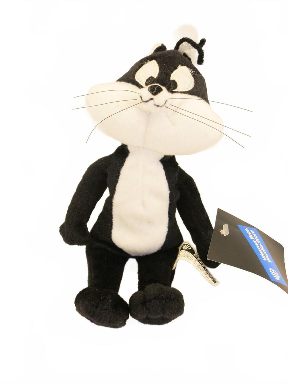 Warner Penelope Cat Skunk 6" Plush Soft Toy Looney Tunes NWT